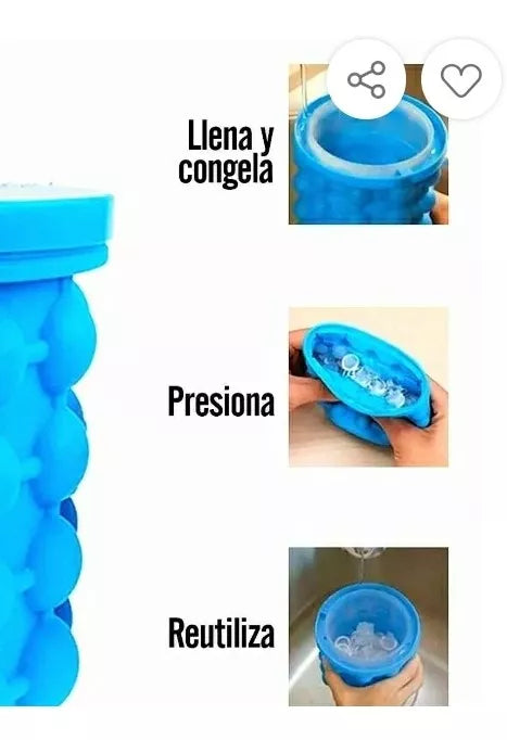 Hielera En Silicona Estilo Vaso Pequeña